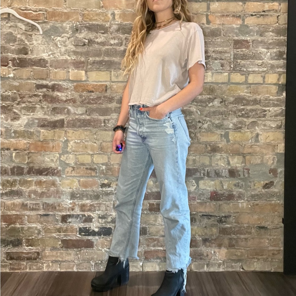 Current/Elliot distressed tee